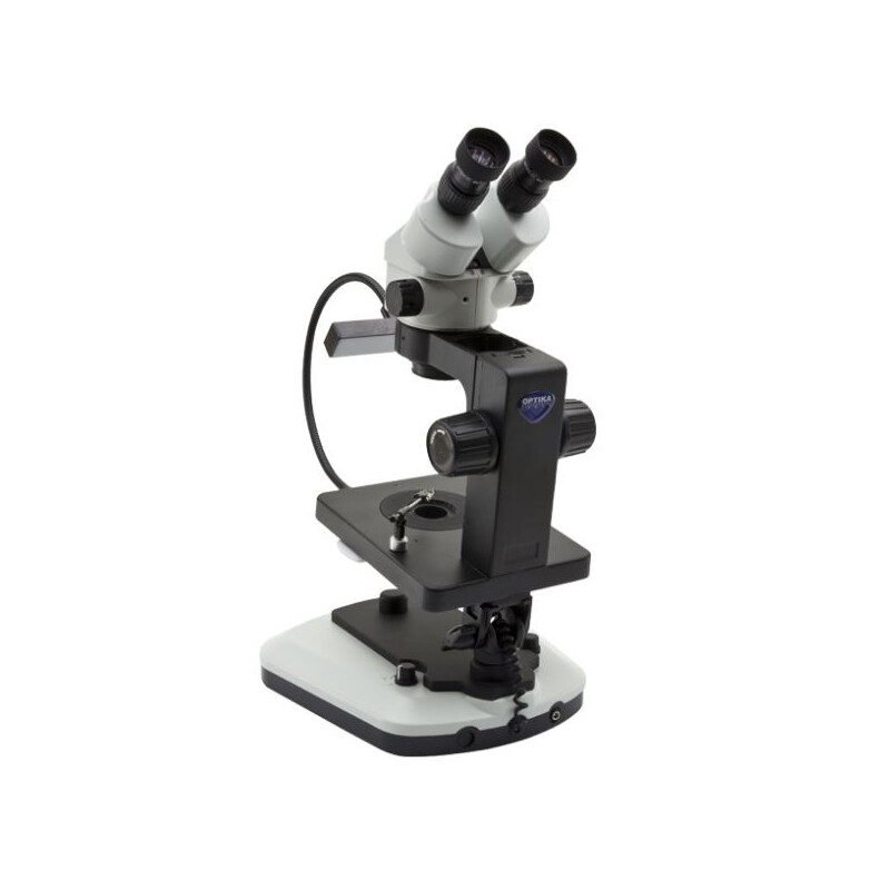 Optika Zoom-Stereomikroskop OPTIGEM-10, bino, BF, DF, Greenough, w.d. 100mm, 10x/21mm, 0,7x-4.5x