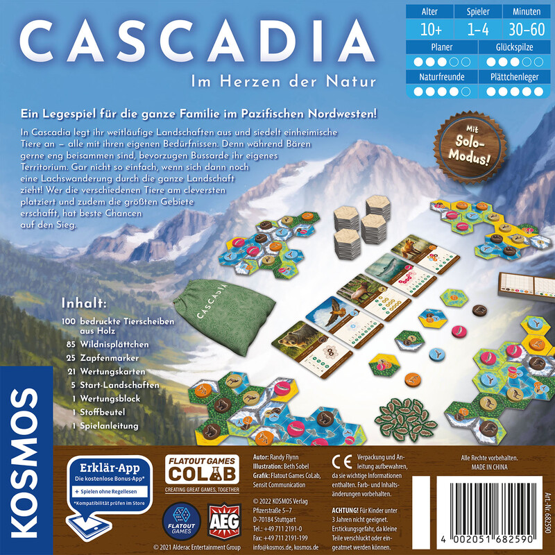 Kosmos Verlag Cascadia: Im Herzen der Natur