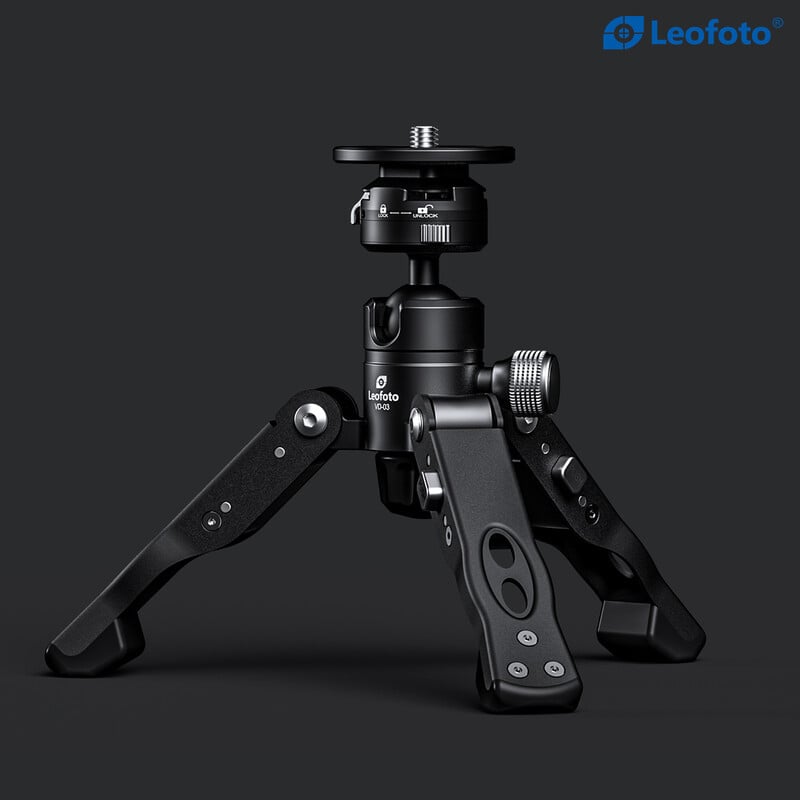 Leofoto Stativfuß Universal Monopod Tripod Base VD-03