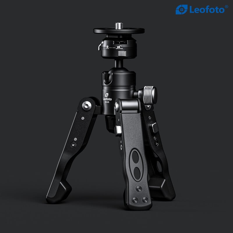 Leofoto Stativfuß Universal Monopod Tripod Base VD-03