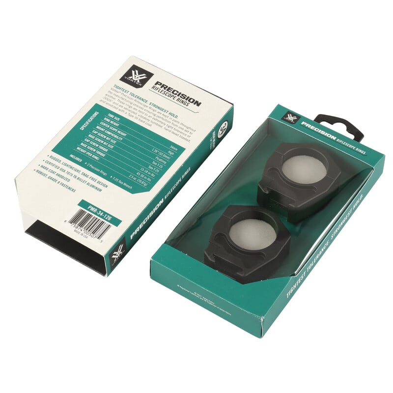 Vortex Precision Matched Rings 34 mm High 23,4 mm - 36,8 mm