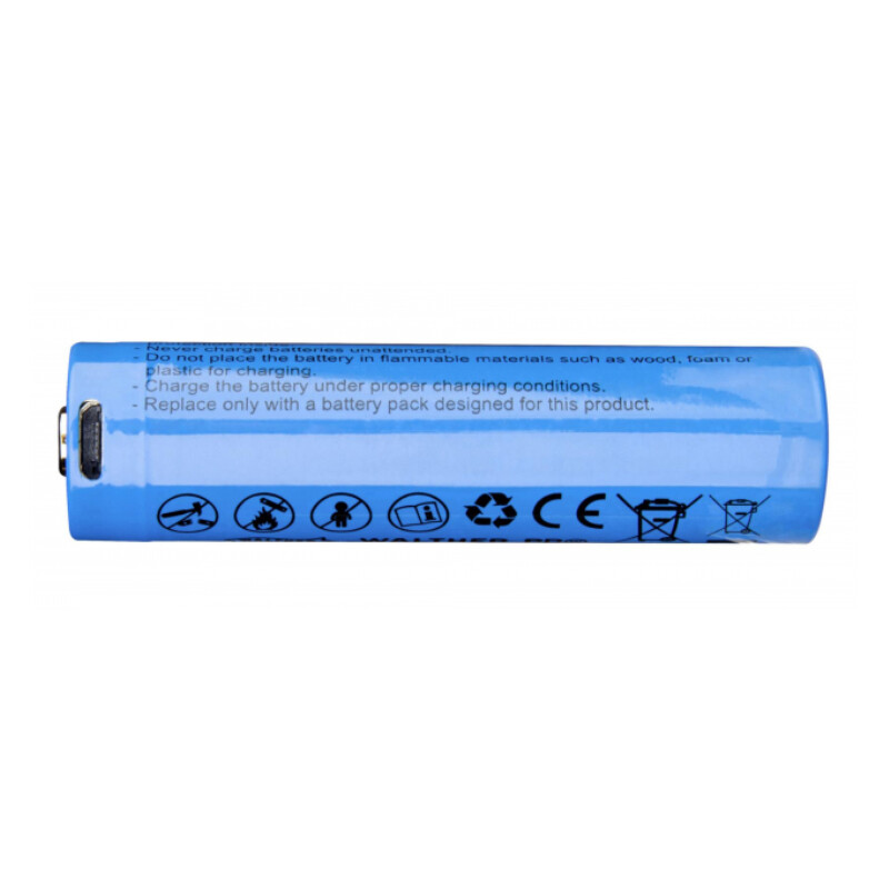 Walther 2600 mAh Li-Ion Akku mit Micro-USB Ladebuchse