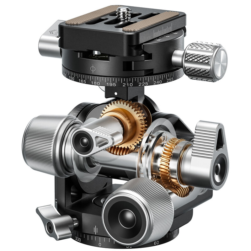 Leofoto Stativ-Getriebekopf G3+BPL-50