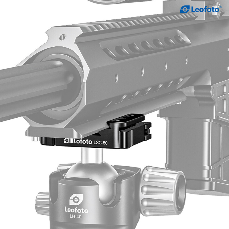 Leofoto Schnellkupplung LSC-50 für Arca-Swiss und Weaver-/Picatinny-Schiene