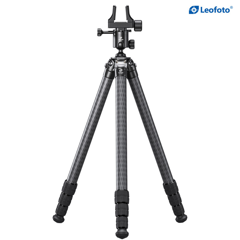 Leofoto SA-364CL Carbon-Dreibeinstativ + Kugelkopf MK-40 + Gewehrklemme GS-3