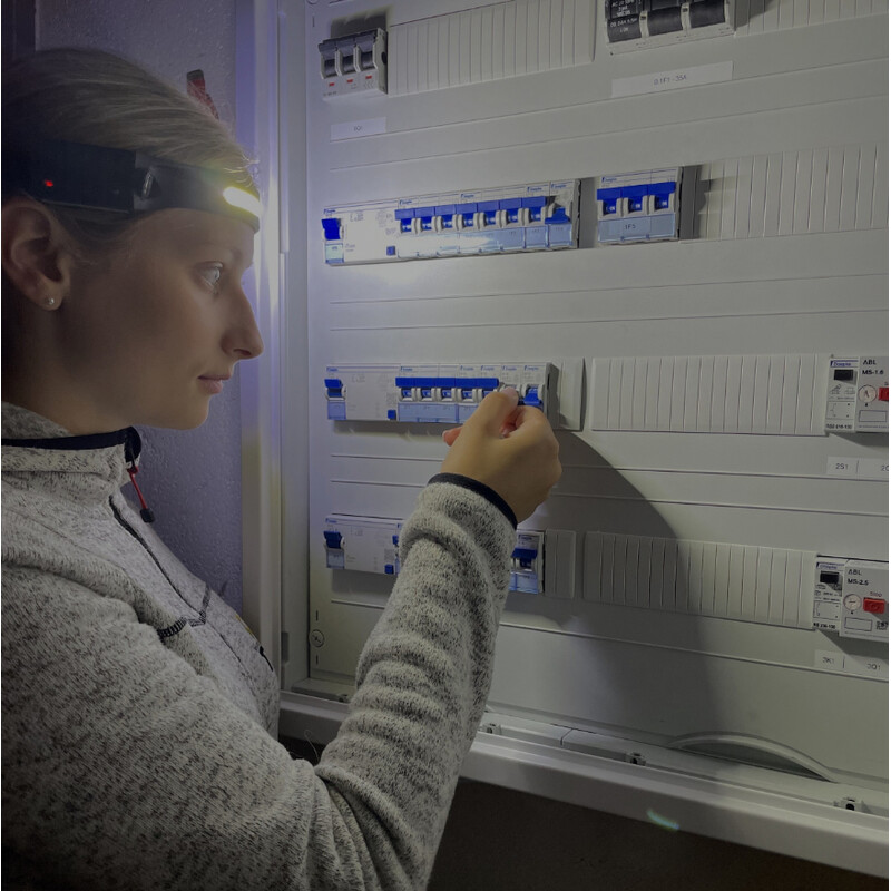 TFA Stirnlampe LUMATIC FREE COB-LED