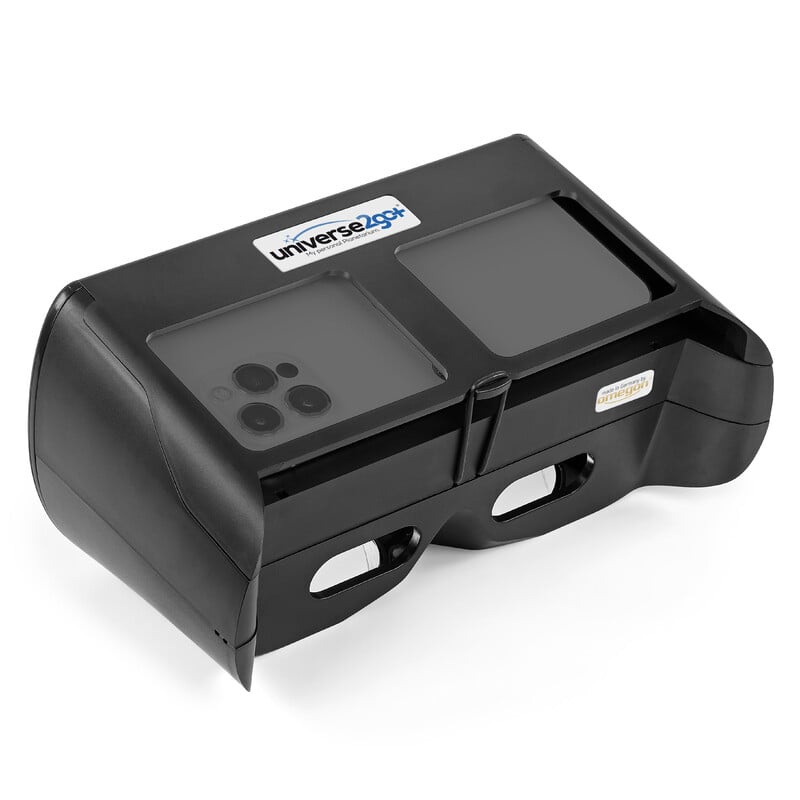 Omegon Hand-Planetarium Universe2Go+ + Sonnenfinsternisbrille Solar Safe Deluxe