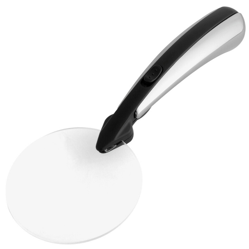 TFA Handlupe mit Beleuchtung 66mm 3x