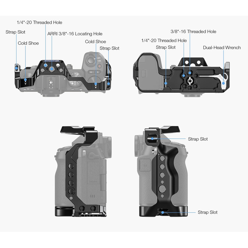 Leofoto Camera Cage für Fujifilm X-S20