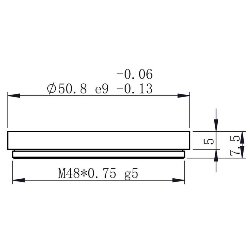 Pierro Astro Objektiv-Adapter Adapter Canon EOS - T2 mit ZWO Filterhalterung