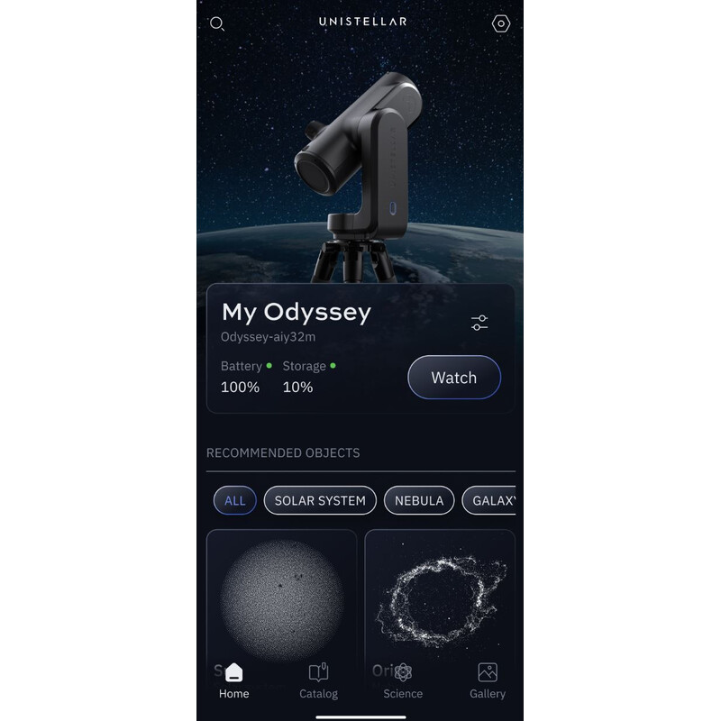Unistellar Smart Telescope N 85/320 Odyssey Pro