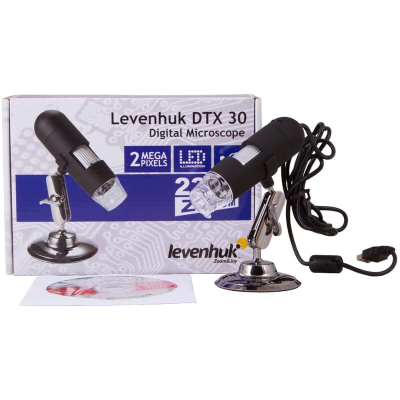 Levenhuk Mikroskop DTX 30 20-230x 2MP USB 2.0