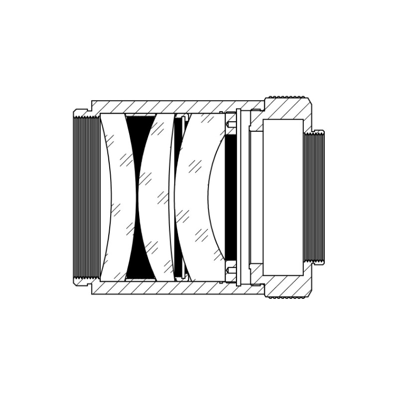 TS Optics Flattener/Reducer 0,8x