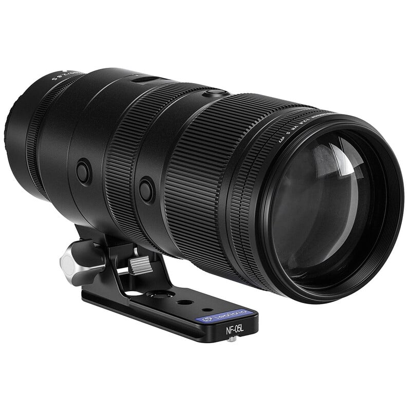 Leofoto Objektivfuß NF-05L für Nikon Z 70-200mm f:2.8 | Z 100-400mm f:4.5-5.6 VR S | Z 400mm f4.5 VR S | Z 600mm f:6.3 VR S