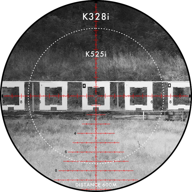 Kahles Zielfernrohr K328i 3,5-28x50 AMR, ccw, links