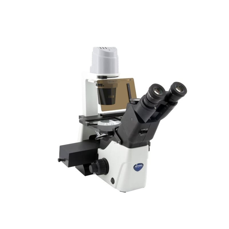 Inverses Mikroskop IM-300LD4, FL, trino, invers, infinity, Plan, 100x-400x, 10x/22, Al/Dl, LED, 8W