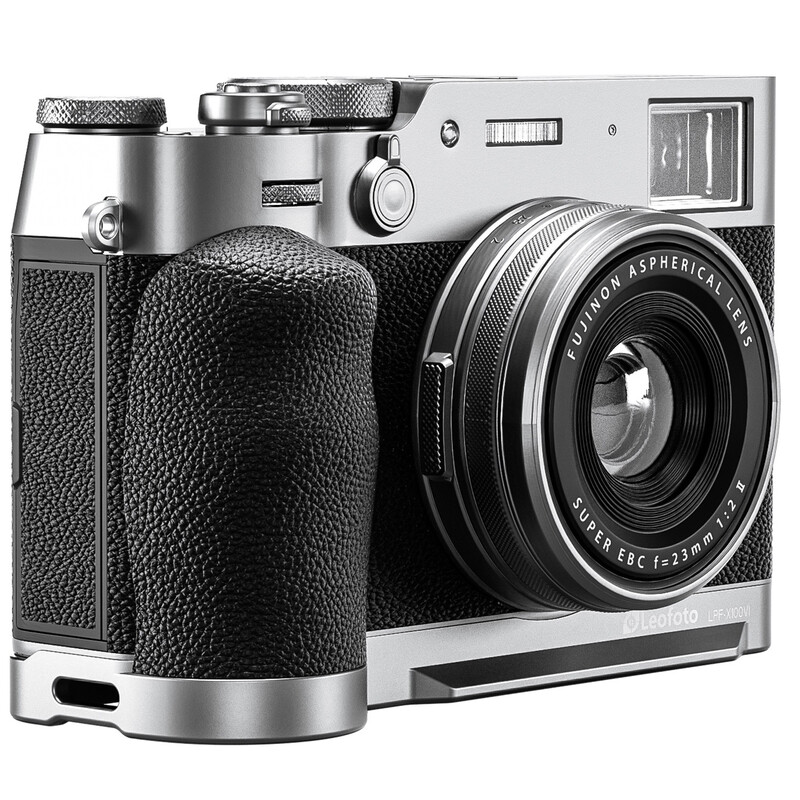 Leofoto Griffstück LPF-X100VI silver für Fujifilm Finepix X100 VI