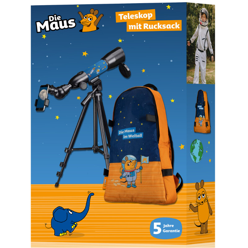 DieMaus Teleskop AC 50/350 mit Rucksack