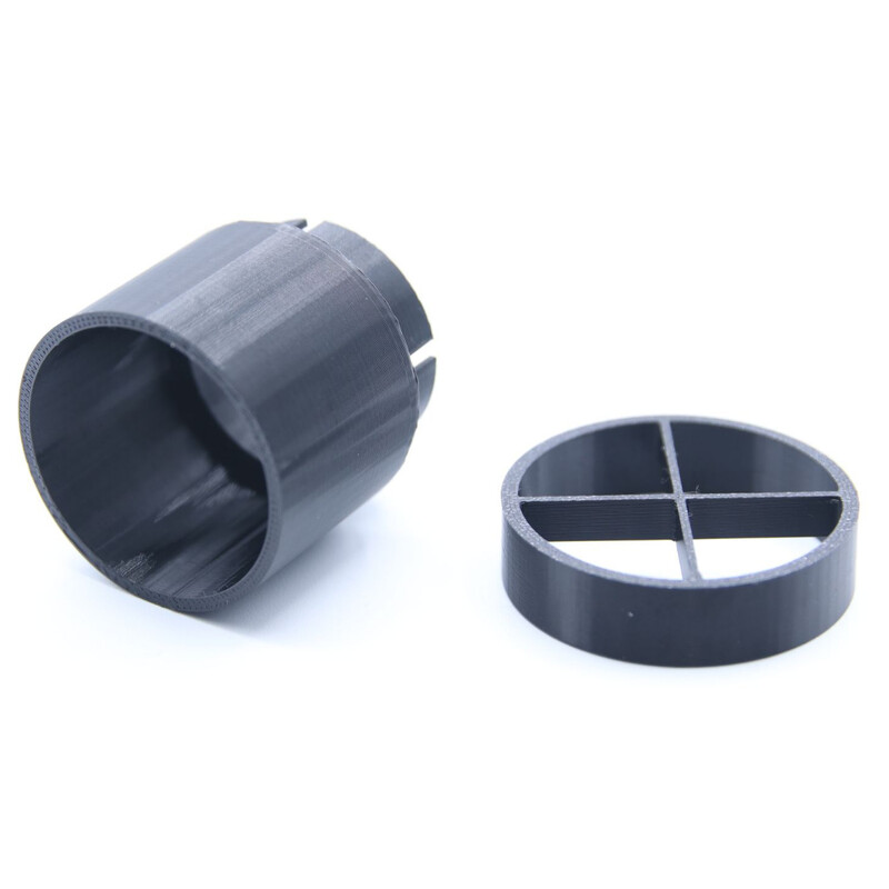 Astroprints Spikemaske mit Taukappe und Streulichtschutz für ZWO Seestar S30