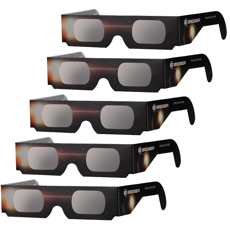 Bresser Sonnenfinsternis-Brille 5 Stück