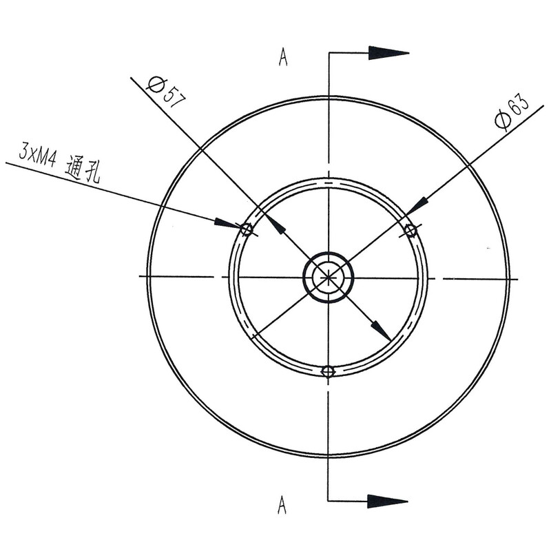 Omegon Pro Säule für 3/8'' Fotogewinde-Anschluss