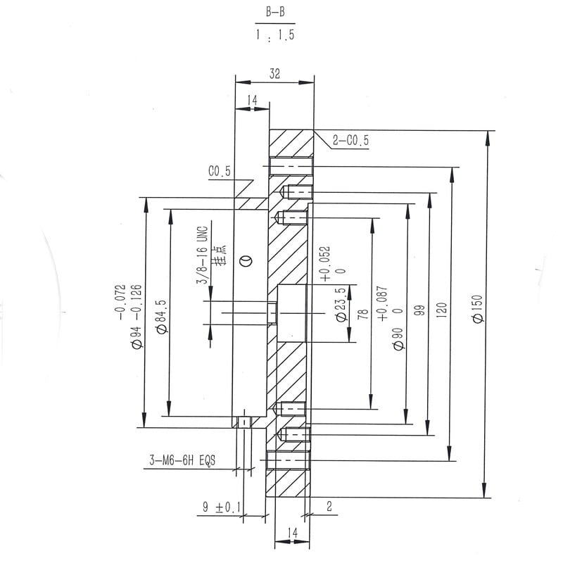 Omegon iOptron-Montierungsadapter für Pro Säule