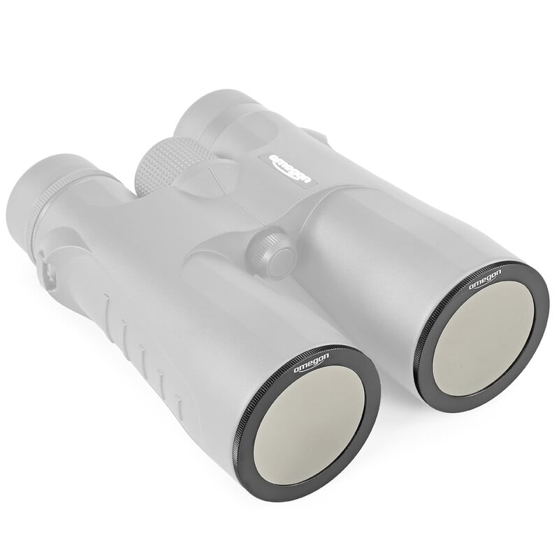 Omegon Sonnenfilter 50mm für Ferngläser sowie ZWO Seestar S50 (2er Set)