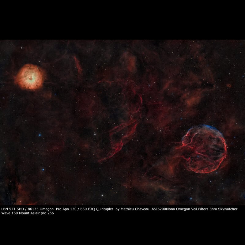 Omegon Apochromatischer Refraktor Pro Apo 130/650 ED3Q OTA