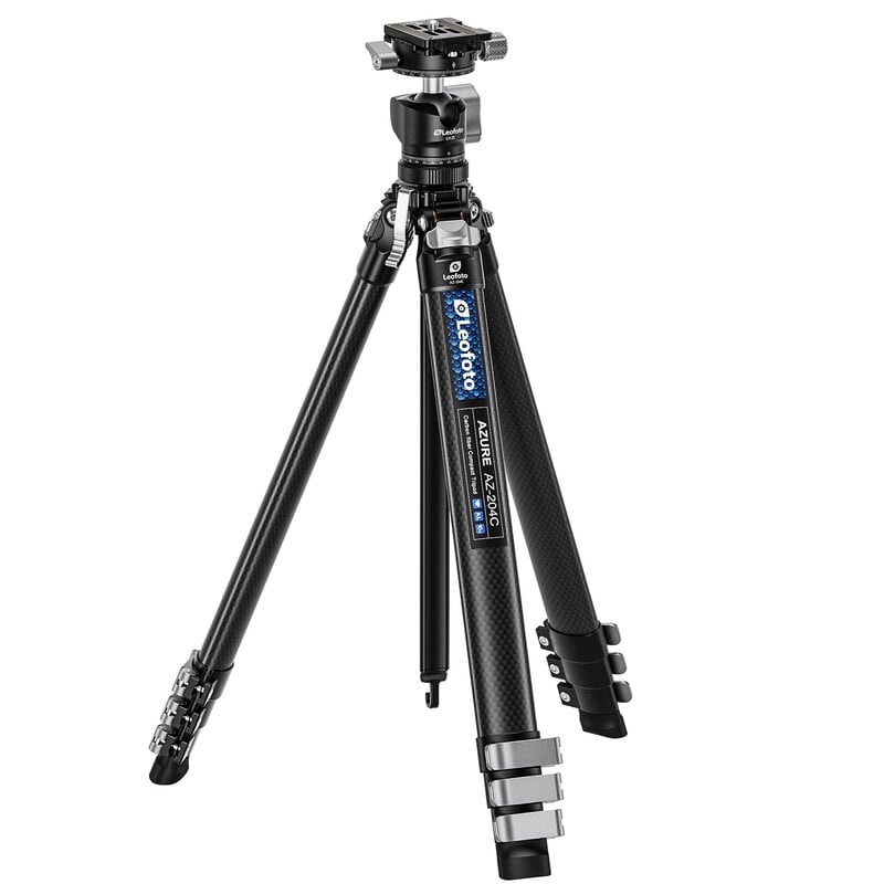 Leofoto Carbon-Dreibeinstativ Azure AZ-204C + Kugelkopf LH-25R