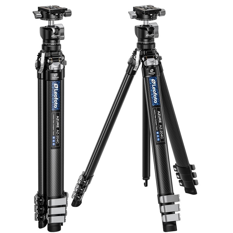 Leofoto Carbon-Dreibeinstativ Azure AZ-204C + Kugelkopf LH-25R