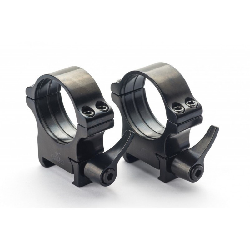 Rusan Aufschubmontage Weaver, Quick Release, 30mm, BH 12mm