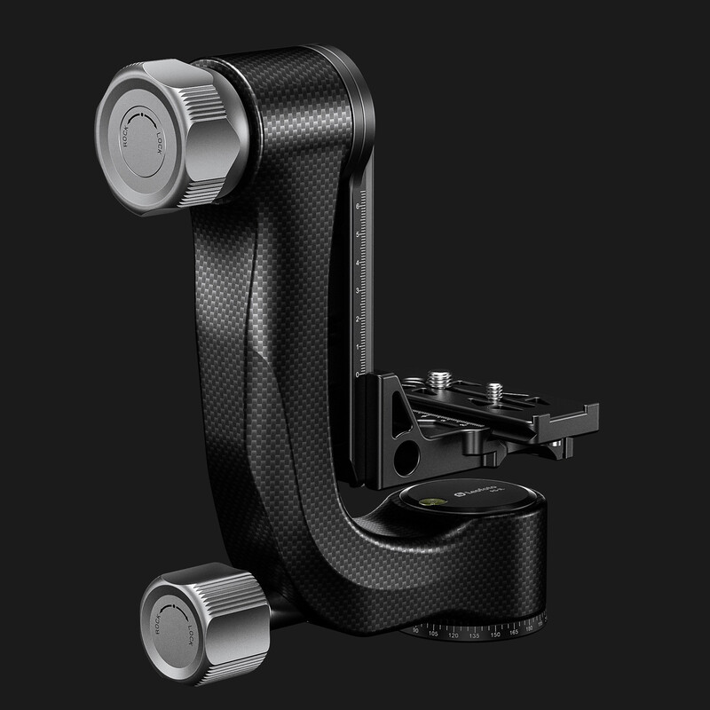 Leofoto 2-Wege-Neiger PG-3L Carbon-Gimbal