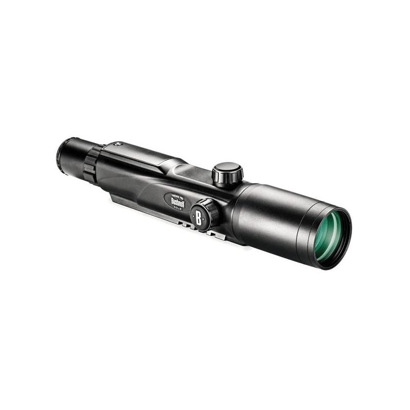 Bushnell Zielfernrohr Laser Rangefinder 4-12x42 mit Entfernungsmesser, Mil Dot