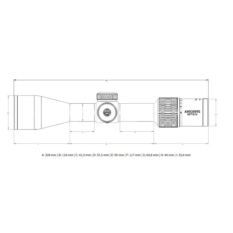 Anschütz Optics Zielfernrohr Air Pro 4-12x50 AO AP MIL IR
