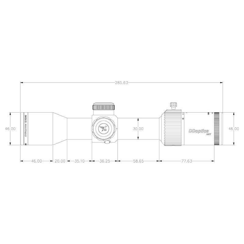 DDoptics Zielfernrohr V10 1,5-15x40 NXT MRAD A4D