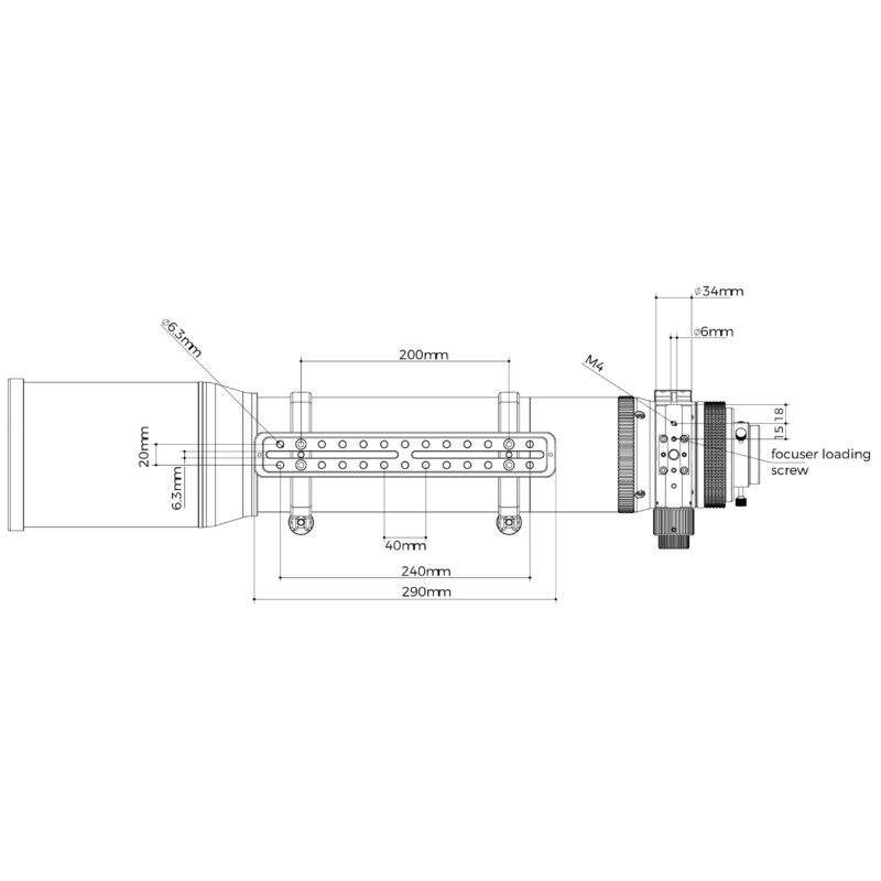 Askar Apochromatischer Refraktor AP 120/840 Triplet OTA