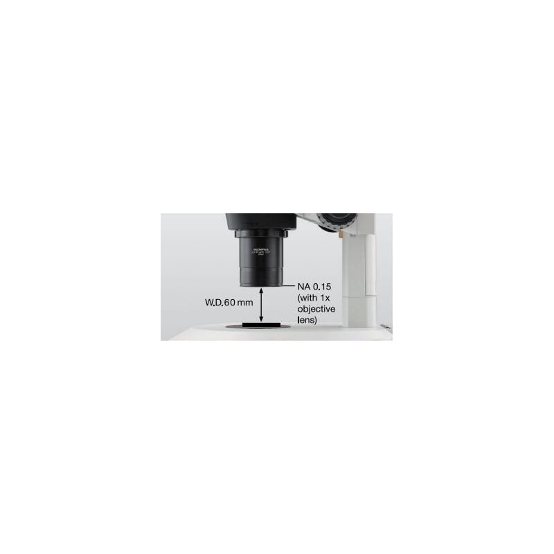 Evident Olympus Zoom-Stereomikroskop SZX16, trino, 16,4:1, 7-115x, 60 mm, SZX2-ILLTQ LED
