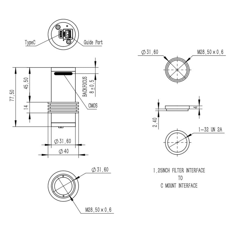 QHY Kamera 5III 585M Mono