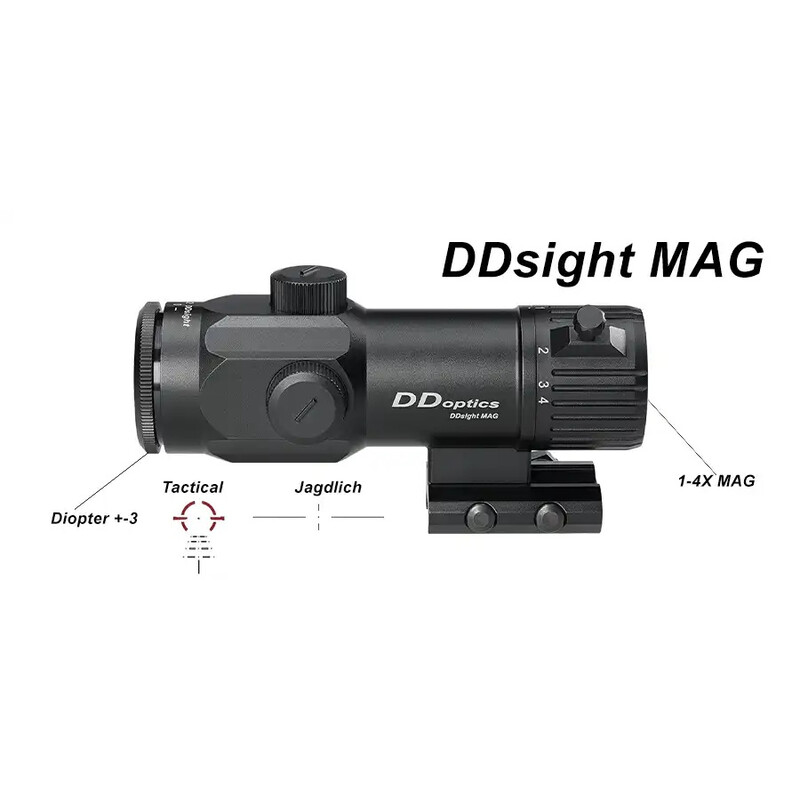 DDoptics Zielfernrohr DDsight MAG 1-4x22 Tactical