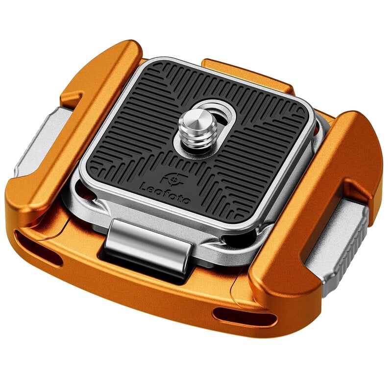Leofoto Schnellkupplung QF-01+QP-38 Orange