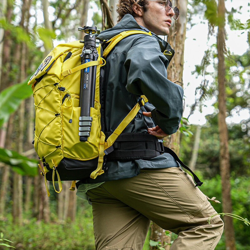 Leofoto Backup Backpack 35L BPA-35L-BL yellow (Bag + Large Insert)