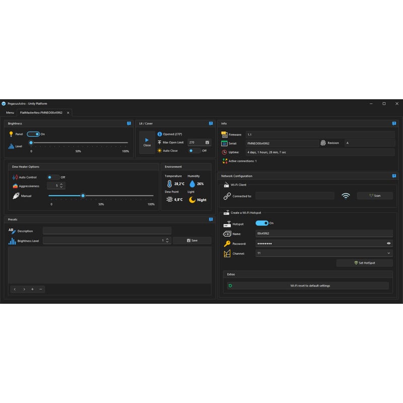 PegasusAstro Flatfieldmaske FlatMaster 120 Neo