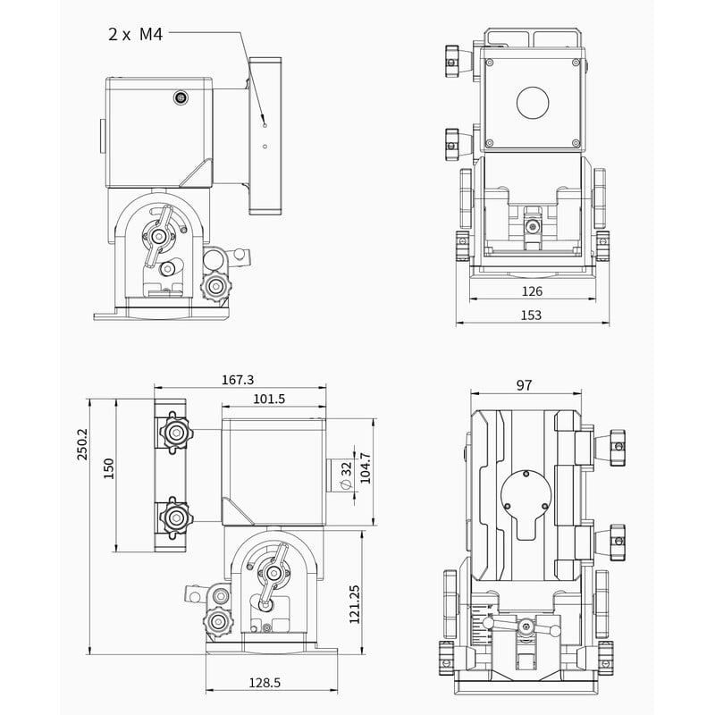ZWO Montierung AM7 Harmonic Equatorial + Tripod TC40