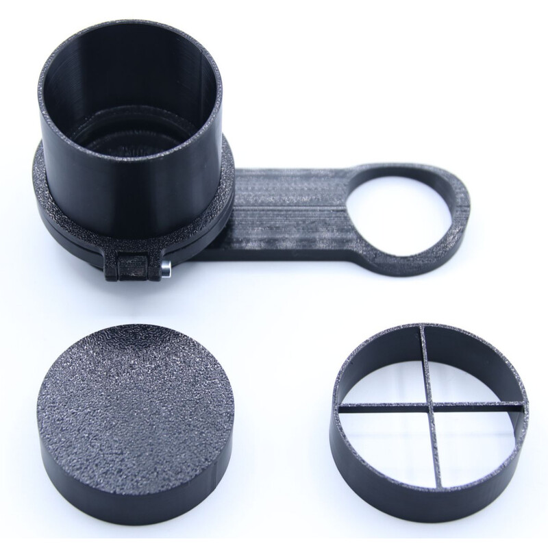 Astroprints Zubehörset für DWARF3: Taukappe, Spikemaske, Filterhalter & Darkframe-Kappe