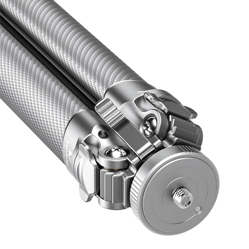 Leofoto Carbon-Dreibeinstativ AZ-235C+MBH-30 Azure Full silver