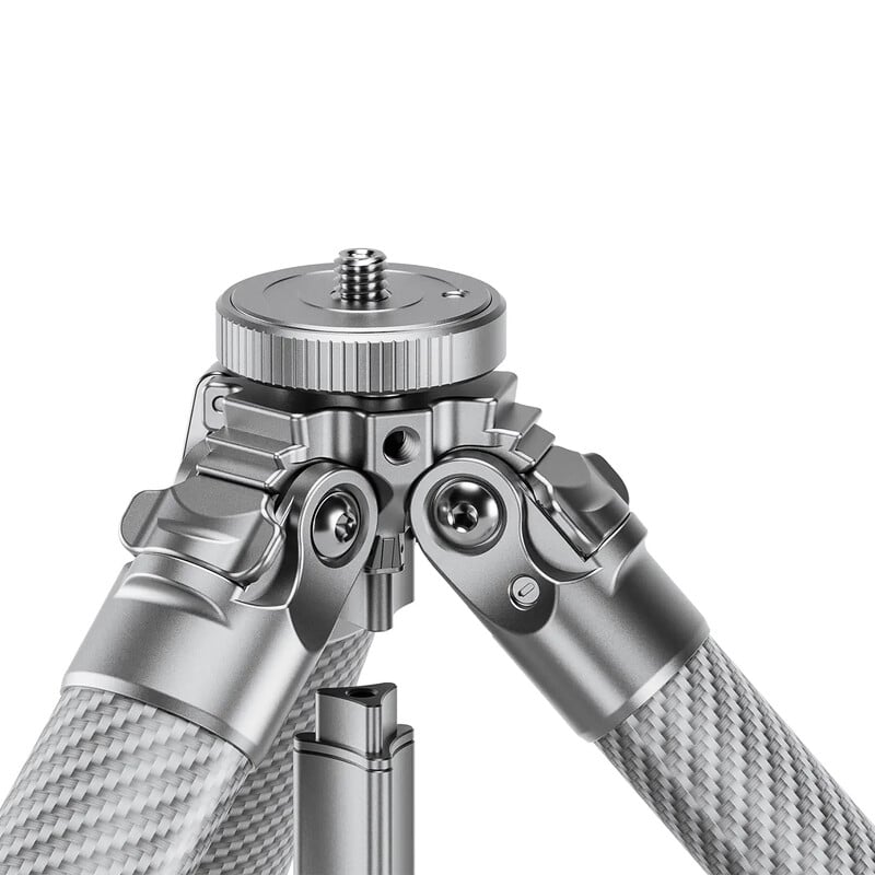 Leofoto Carbon-Dreibeinstativ AZ-235C+MBH-30 Azure Full silver