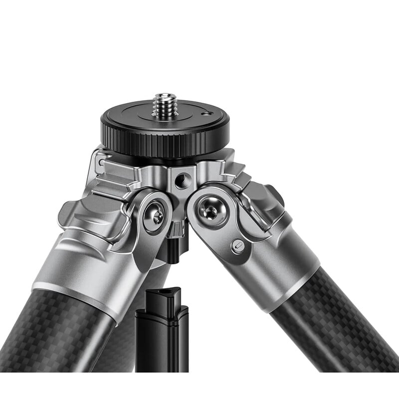 Leofoto Carbon-Dreibeinstativ AZ-204C+LH-25R Azure Half Silver