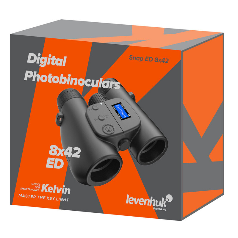 Levenhuk Fernglas Kelvin Snap ED 8x42 Wi-Fi