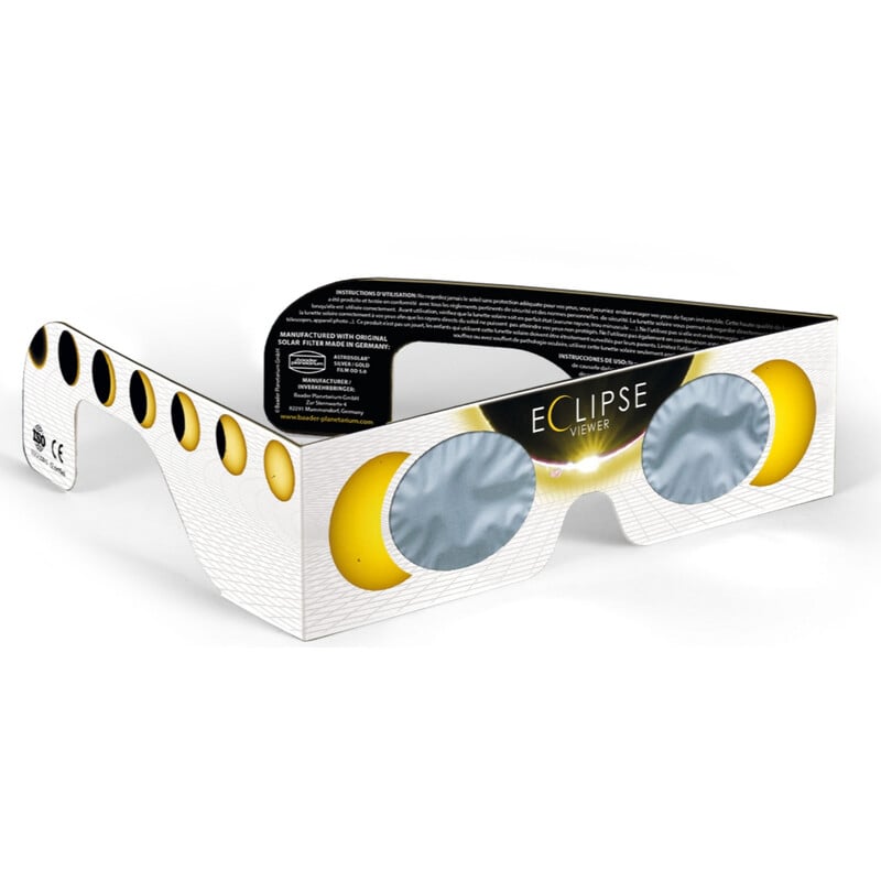 Baader Sonnenfinsternis-Brille Sonnenfinsternis Sofi Beobachtungsbrille Solar Viewer AstroSolar® 100 Stück