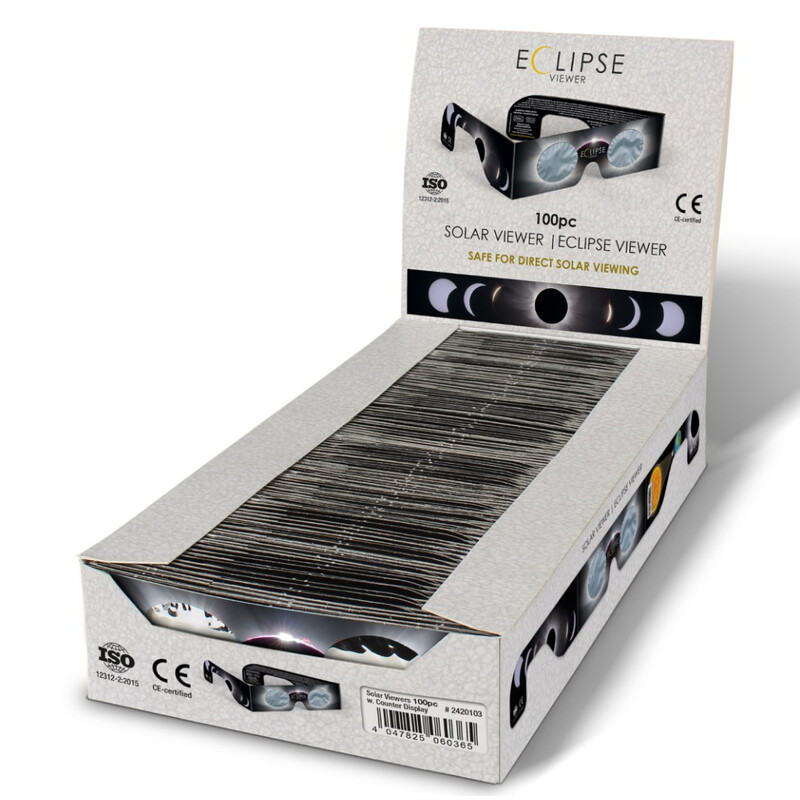 Baader Sonnenfinsternis Sofi Beobachtungsbrille Solar Viewer AstroSolar® 100 Stück